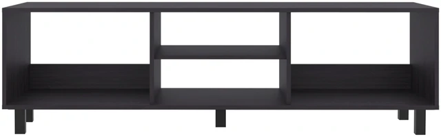 Alt view image 7 of 7 - TV 70 Inch Stand with Open Storage Shelves, Media Console Entertainment Center for Living, Wenge, Particle Board