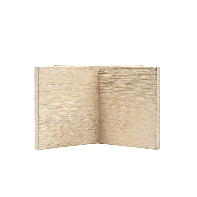 Alt view image 7 of 7 - 9 Inch Tall Shaped Display Shelf, Reclaimed, White, Wood, Display Shelving Etageres
