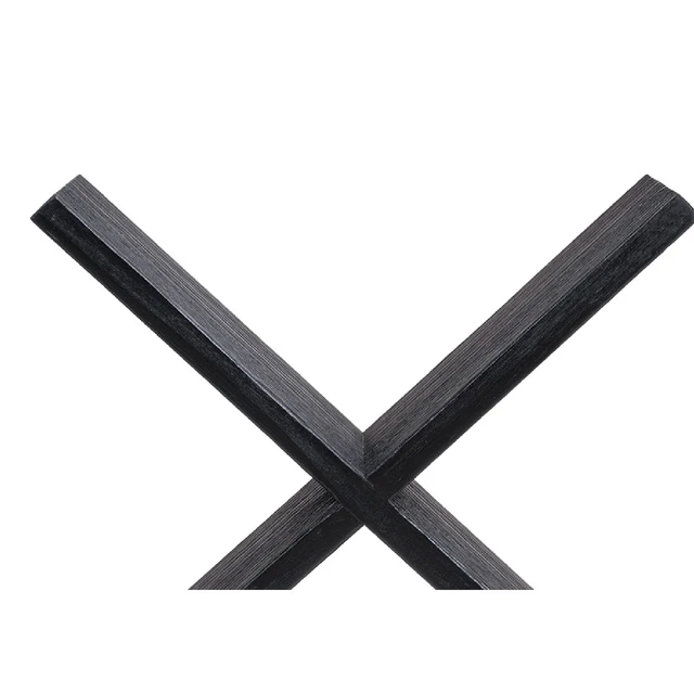 Alt view image 3 of 5 - 9 Inch Tall Shaped Display Shelf, Reclaimed, Matte Black, Wood, Display Shelving Etageres