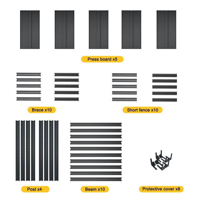 Alt view image 5 of 7 - Storage Shelves 5 Tier Heavy Duty Metal Shelving Unit Adjustable Shelving Units and Storage Rack Kitchen Shelf, Black