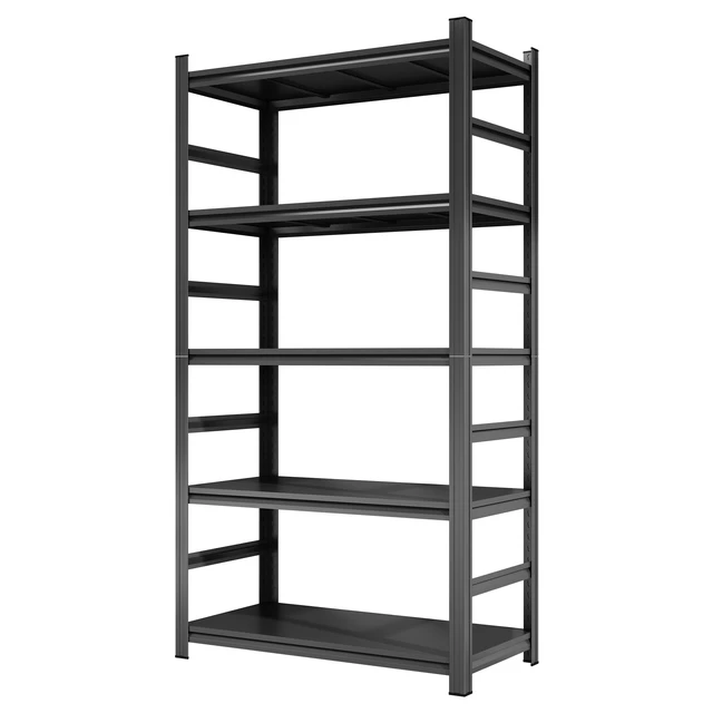 Alt view image 3 of 7 - 87 Inch Heavy Duty Storage Rack, Five Layer Adjustable Metal Shelf Suitable for Tool Supermarkets Etc Requiring