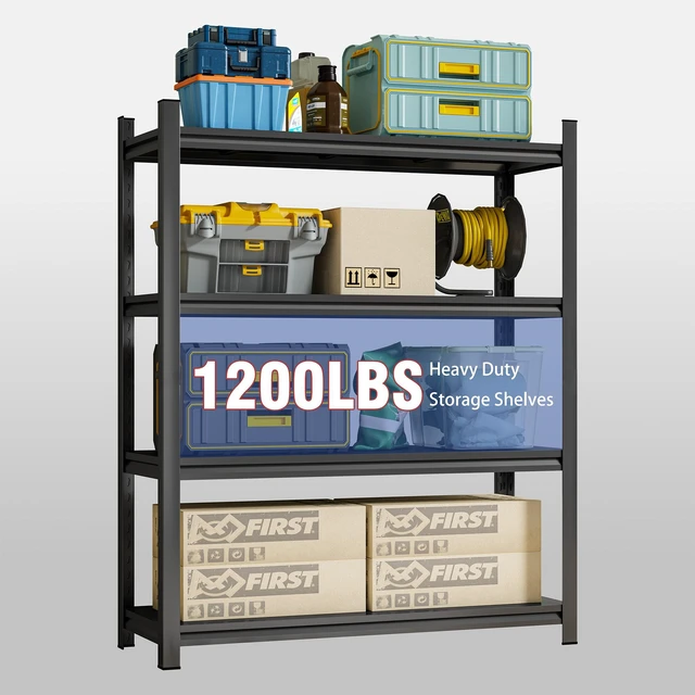 Alt view image 6 of 7 - Layer Metal Storage Rack, Shelves Adjustable Height Partition Suitable for Living Kitchen Supermarket Requires Assembly