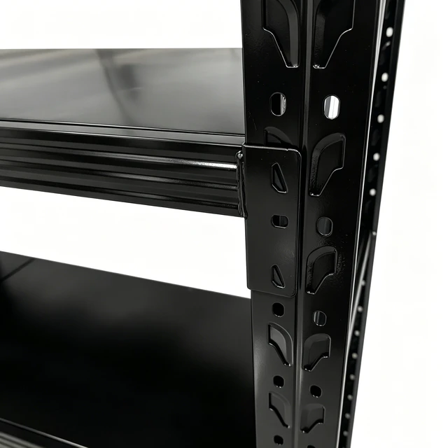 Alt view image 6 of 7 - Heavy Duty Shelving Units Capacity 4 Tier Metal Storage Shelves, Adjustable Commercial Rack Shelving with Triangular