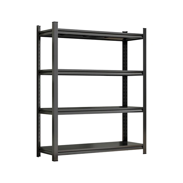 Alt view image 3 of 7 - Layer Metal Storage Rack, Shelves Adjustable Height Partition Suitable for Living Kitchen Supermarket Requires Assembly