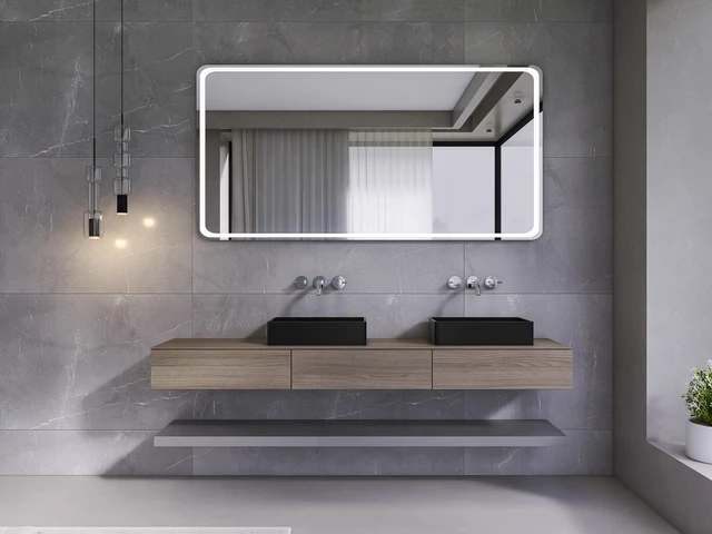 Alt view image 2 of 7 - 19.68 Inch Vessel Rectangular Sink, Black, Concrete, Sinks