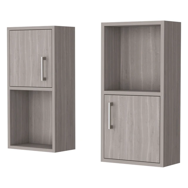 Alt view image 3 of 7 - Dixie Medicine Cabinets with Storage with Open Shelf, White, Particle Board, Storage