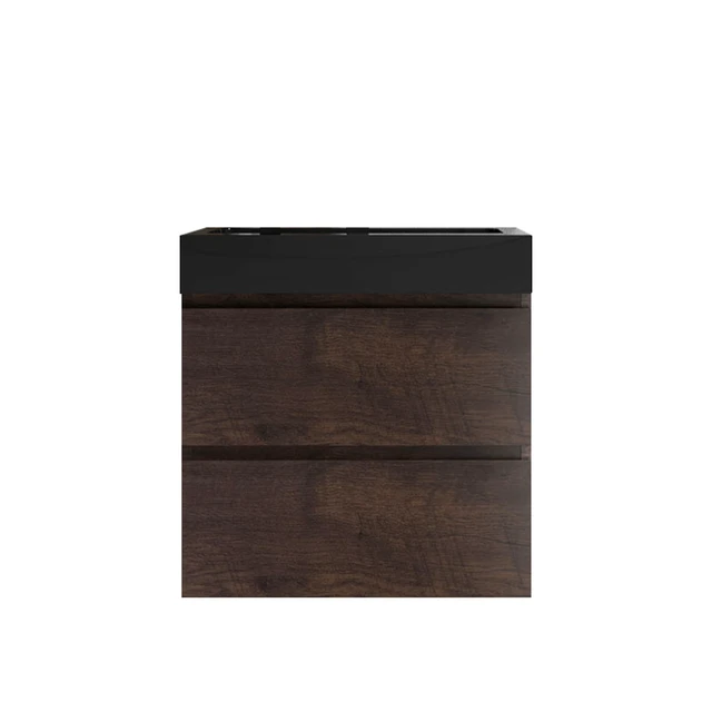 Alt view image 5 of 5 - 24 Inch Vanity with Sink, Large Storage Wall Mounted Floating Vanity for One Piece Black Sink Basin Without Drain