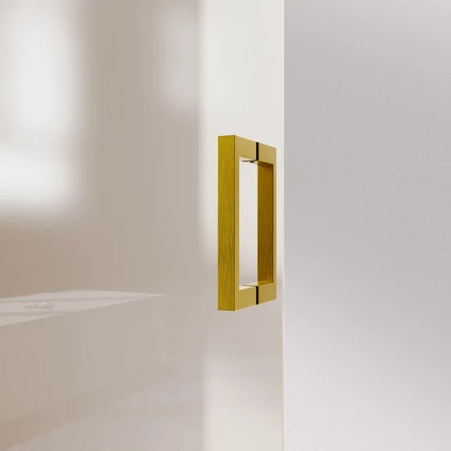 Main image of 56 to 60 Inch 60 Inch Frameless Single Sliding Shower Doors, Sliding Shower Door 16 8 mm SGCC Tempered Glass Brushed