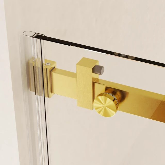 Main image of 46 to 48 Inch 76 Inch Frameless Single Sliding Shower Doors, Sliding Shower Door 16 8 mm SGCC Tempered Glass