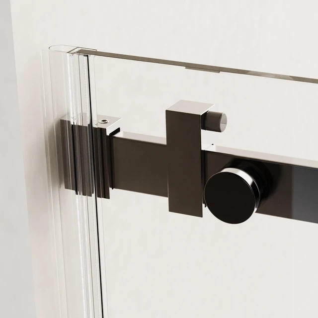 Main image of 50 to 54 Inch 76 Inch Frameless Single Sliding Shower Doors, Sliding Shower Door 16 8 mm SGCC Tempered Glass