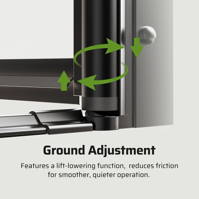 Alt view image 4 of 7 - 32 in 72 in Semi Frameless Pivot Shower Door, 4 6 mm SGCC Tempered Glass Door Pivot Swing Shower for Single Glass