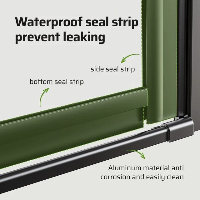 Alt view image 5 of 7 - 32 in 72 in Semi Frameless Pivot Shower Door, 4 6 mm SGCC Tempered Glass Door Pivot Swing Shower for Single Glass