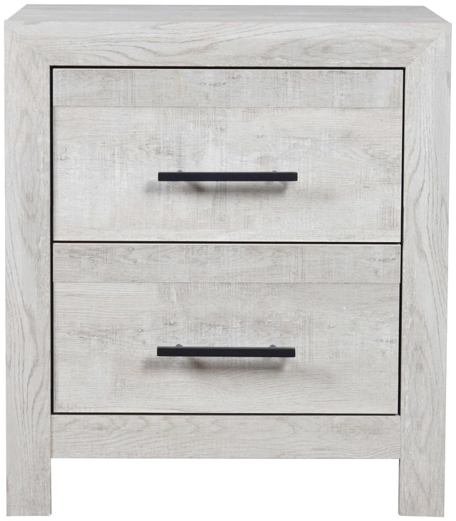Main image of 2 Drawer Nightstand Made with in Same Inventory, Natural, Wood