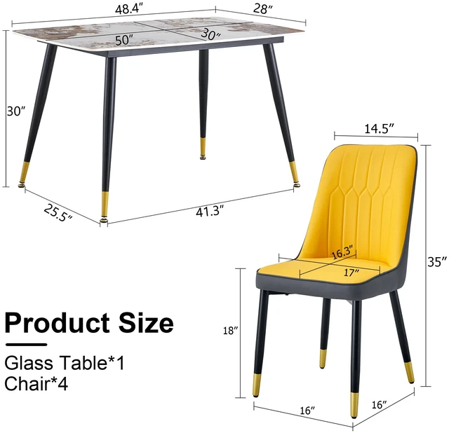 Alt view image 5 of 7 - Table and Chair Set Patterned Sintered Tabletop with Black Metal Legs and Dual Color Backrest Cushion and Black Metal