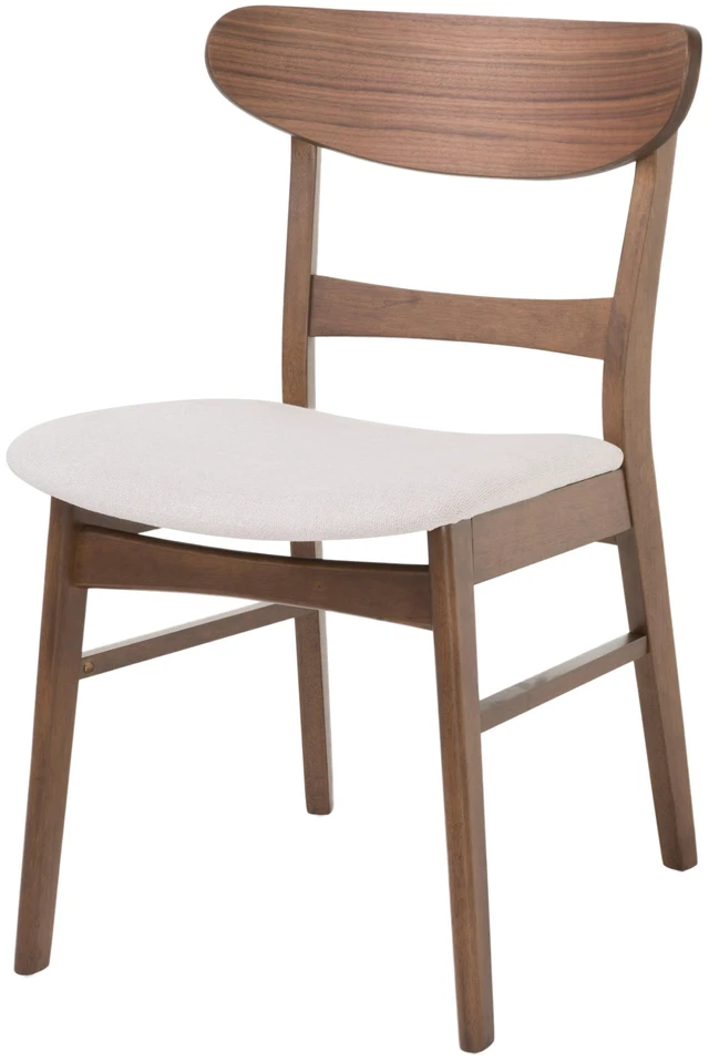 Alt view image 7 of 7 - Dining Chair, Light Beige, Fabric, Seating for Dining