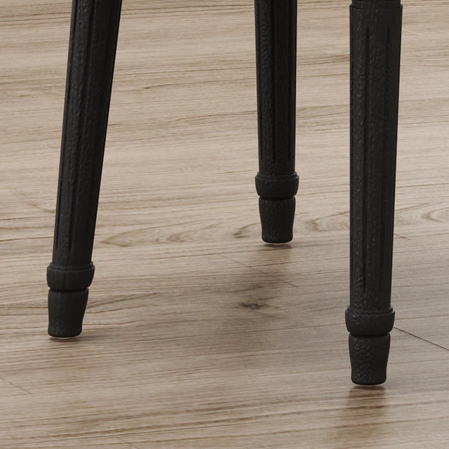 Alt view image 3 of 7 - Round Back Chair, Dark Gray, Fabric, Seating for Dining