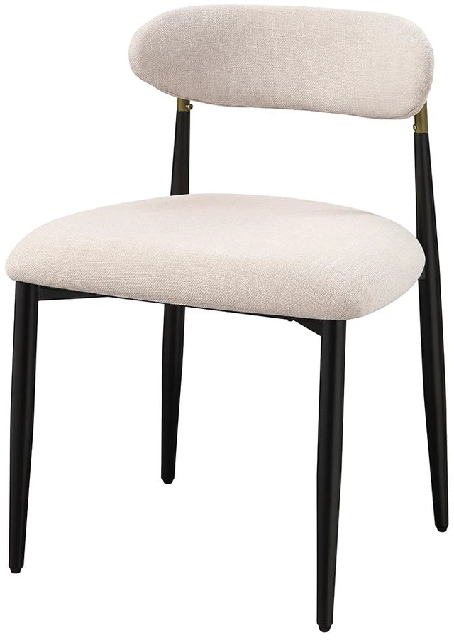 Alt view image 2 of 7 - Kalea Upholstered Side Chair Set, Beige, Seating for Dining