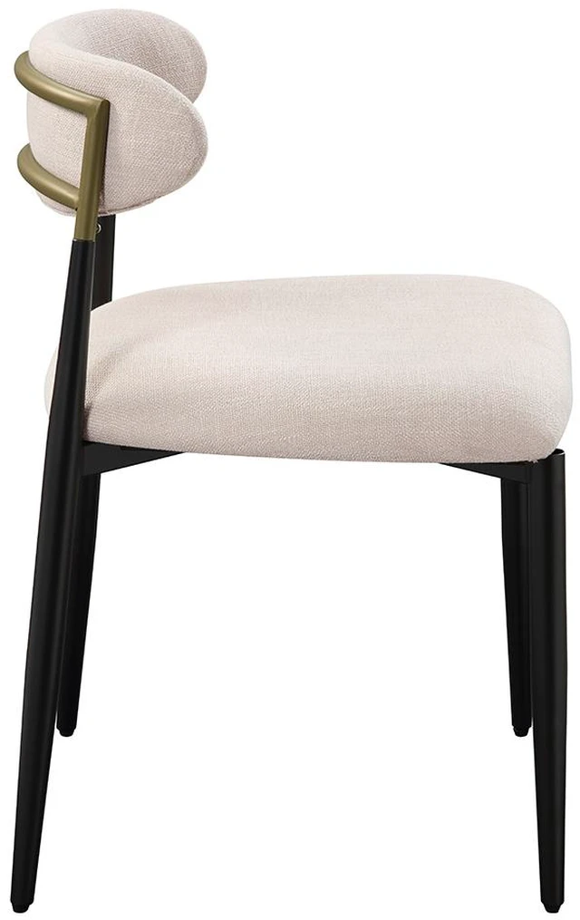 Alt view image 4 of 7 - Kalea Upholstered Side Chair Set, Beige, Seating for Dining