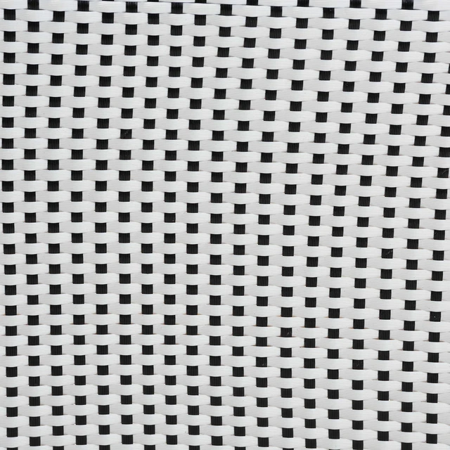 Alt view image 6 of 7 - French Two Tone and Weaving and Rattan 2 Piece Counter Stool Set, Black White, Seating for Dining