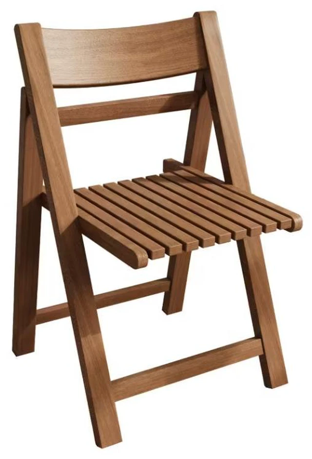 Main image of Solid Folding Dining Chair Functional Design, Walnut, Wood, Seating for Dining
