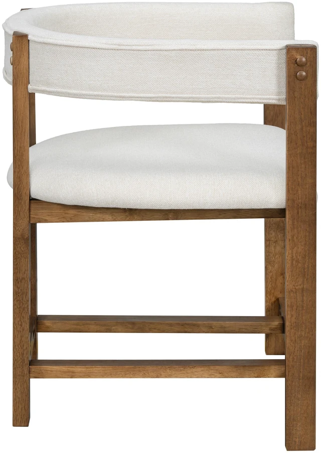 Alt view image 6 of 7 - Dining Arm Chair Set, Beige, Polyester Blend, Seating for Dining