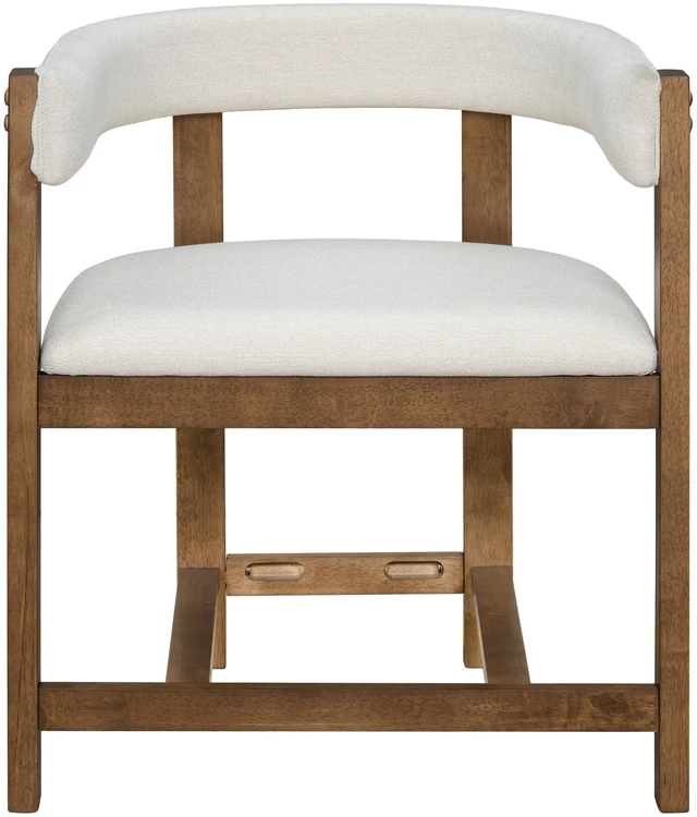 Alt view image 4 of 7 - Dining Arm Chair Set, Beige, Polyester Blend, Seating for Dining