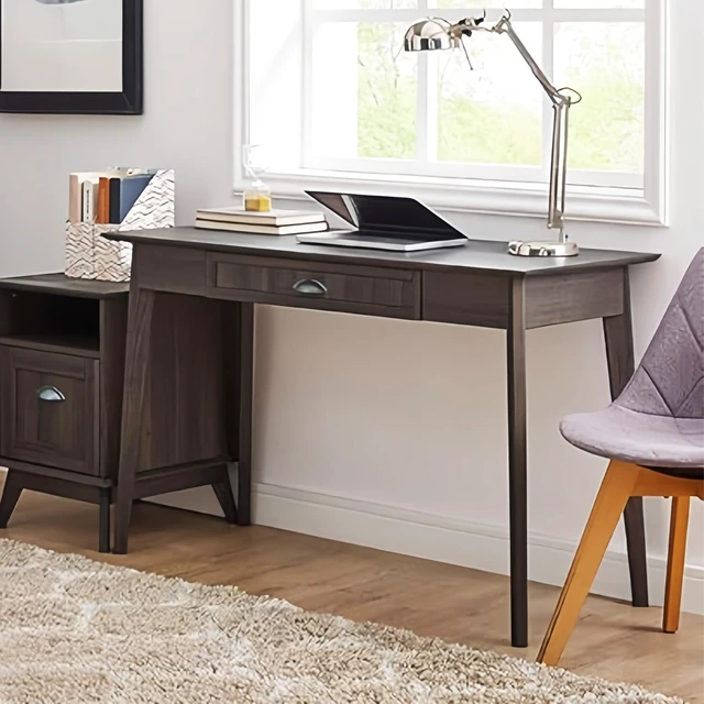 Main image of Computer Writing Desk, Smoke, MDF, Desks Work Surfaces