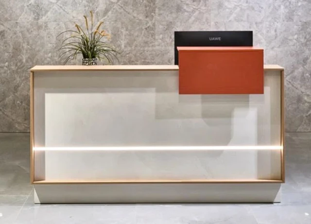 Main image of 1.6m, Ancient White, Particle Board, Desks Work Surfaces