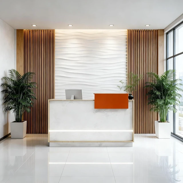 Alt view image 4 of 4 - 1.6m, Ancient White, Particle Board, Desks Work Surfaces