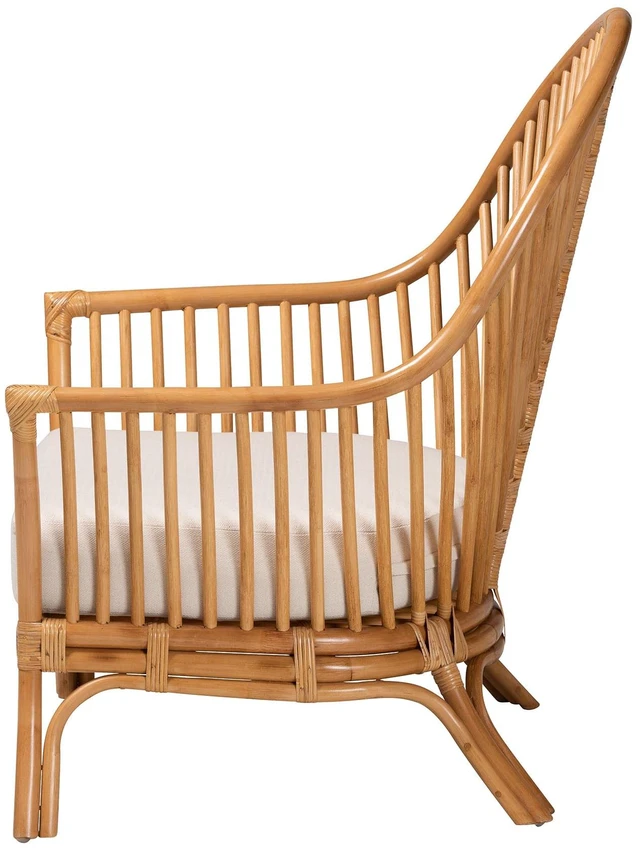 Alt view image 3 of 7 - Bohemian Honey Rattan Arm Chair, Chairs Accent Seating