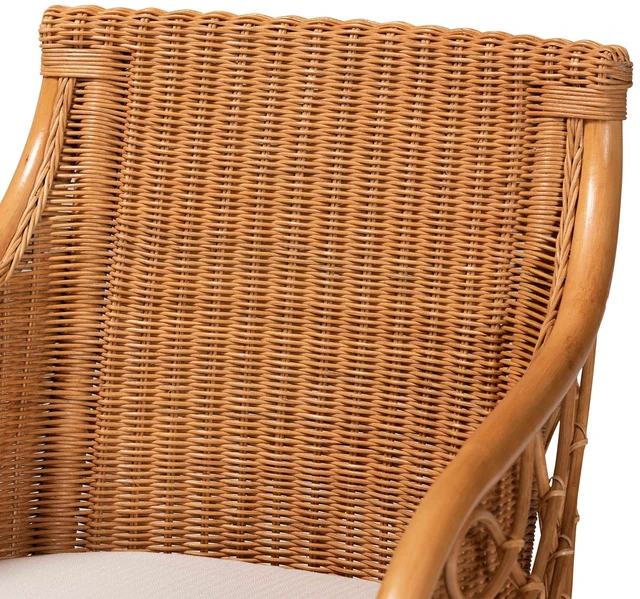 Alt view image 5 of 7 - Bohemian Honey Rattan Dining Chair, Chairs Accent Seating