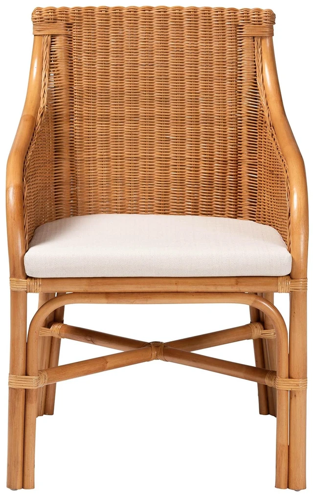 Alt view image 2 of 7 - Bohemian Honey Rattan Dining Chair, Chairs Accent Seating