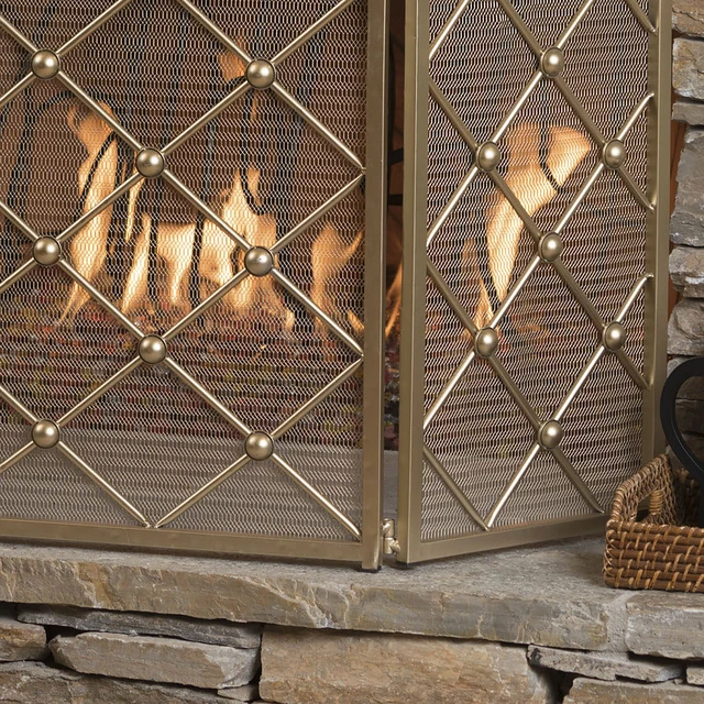 Alt view image 5 of 7 - Fire, Gold, Iron, Indoor Fireplaces Accessories
