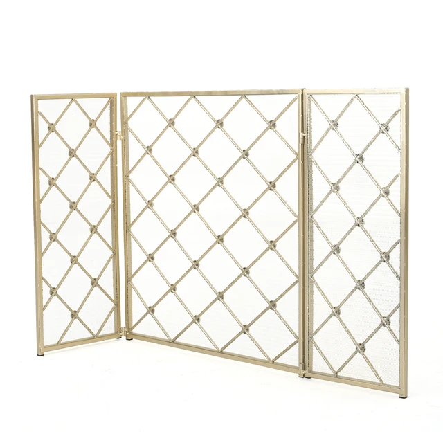 Alt view image 7 of 7 - Fire, Gold, Iron, Indoor Fireplaces Accessories