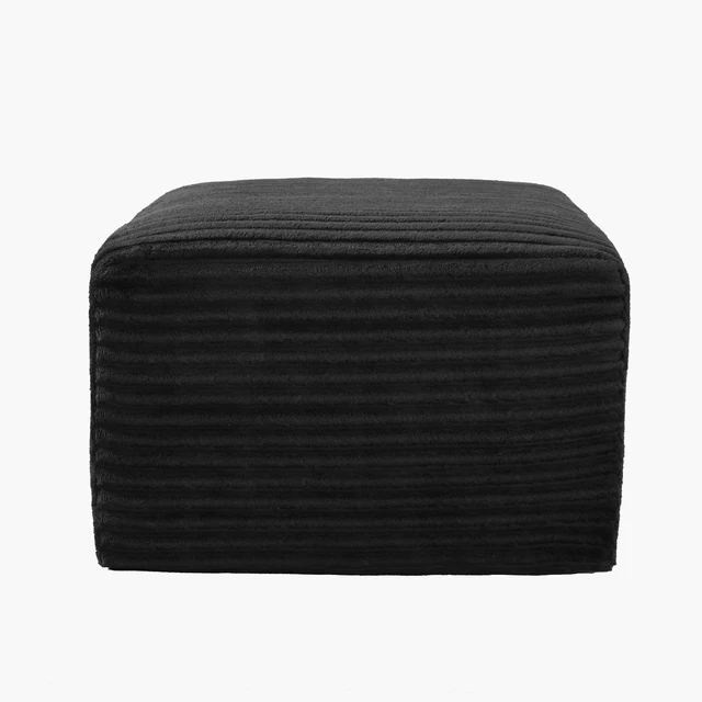 Alt view image 3 of 6 - Inchboneless Foot Pedal, Black, Fabric, Ottomans