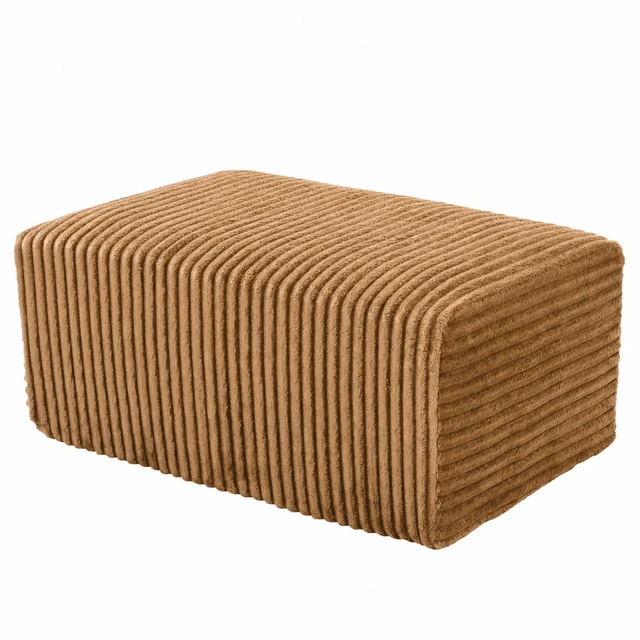 Alt view image 3 of 6 - Inchboneless Foot Pedal, Brown, Fabric, Ottomans