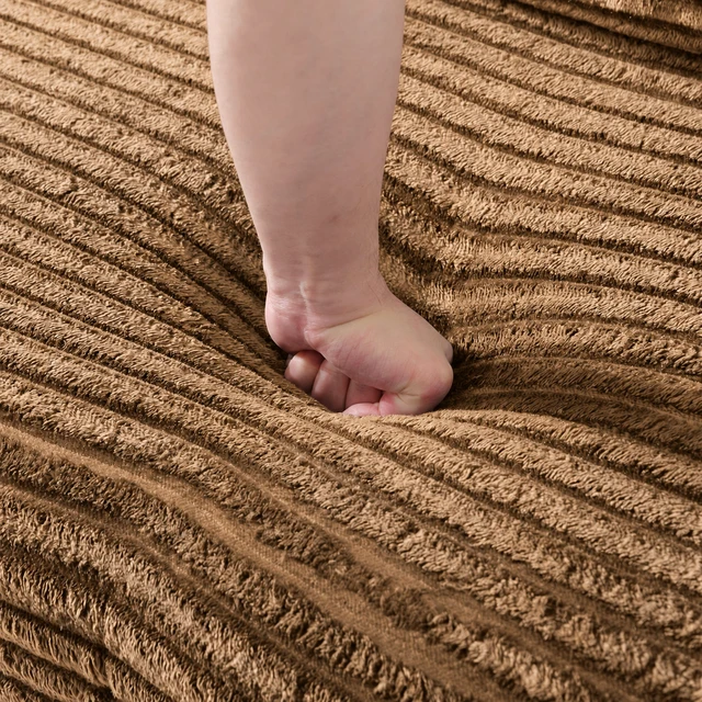 Alt view image 6 of 6 - Inchboneless Foot Pedal, Brown, Fabric, Ottomans