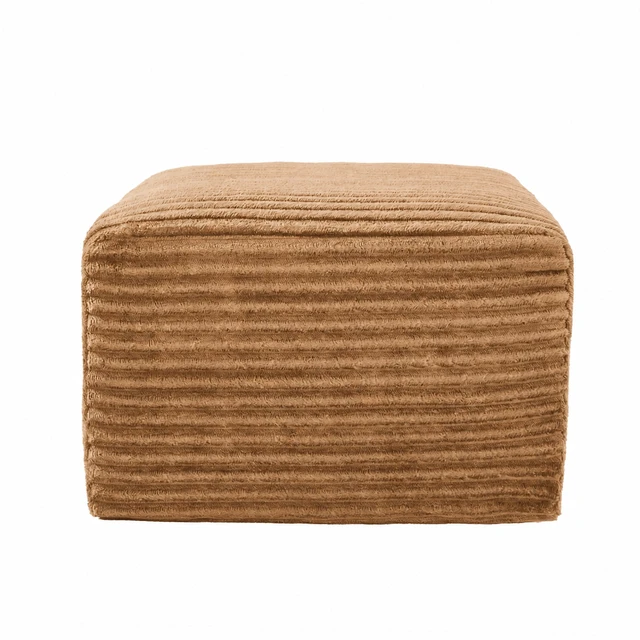 Alt view image 2 of 6 - Inchboneless Foot Pedal, Brown, Fabric, Ottomans