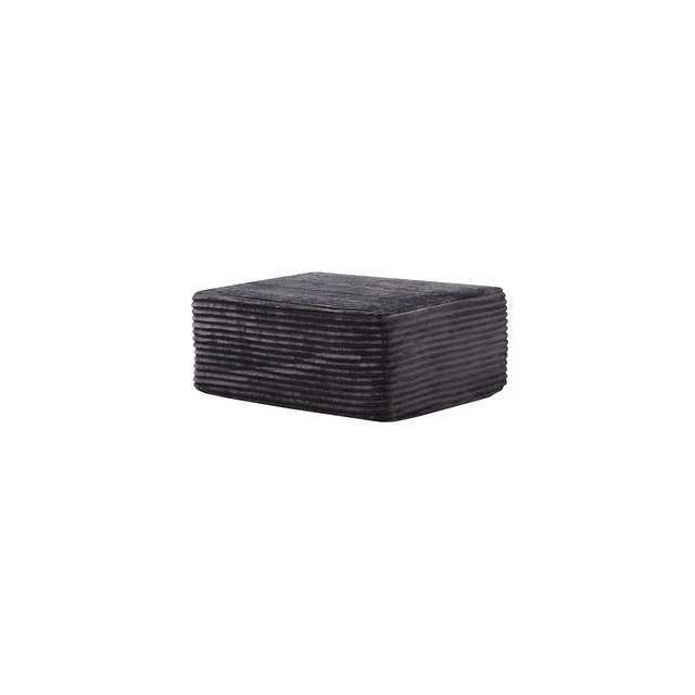 Alt view image 4 of 5 - 35.43 Inch Sofa Ottoman, Assembly Required Fabric, Grey, Foam and Spring
