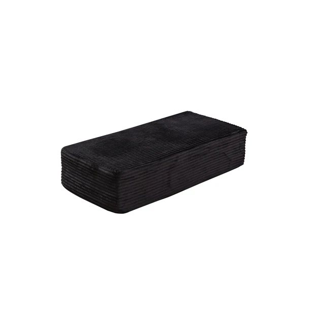 Alt view image 4 of 5 - 64.96 Inch Sofa Ottoman, Assembly Required Fabric, Black, Foam and Spring