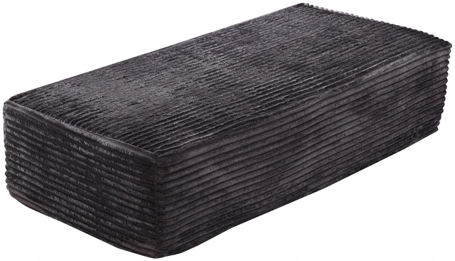 Alt view image 4 of 5 - 64.96 Inch Sofa Ottoman, Assembly Required Fabric, Grey, Foam and Spring