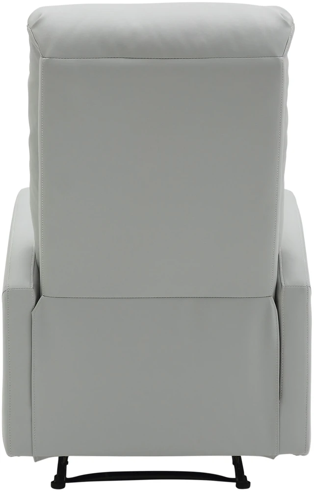 Alt view image 4 of 5 - Recliner Chair in Faux Leather, Grey, Recliners Massage Chairs