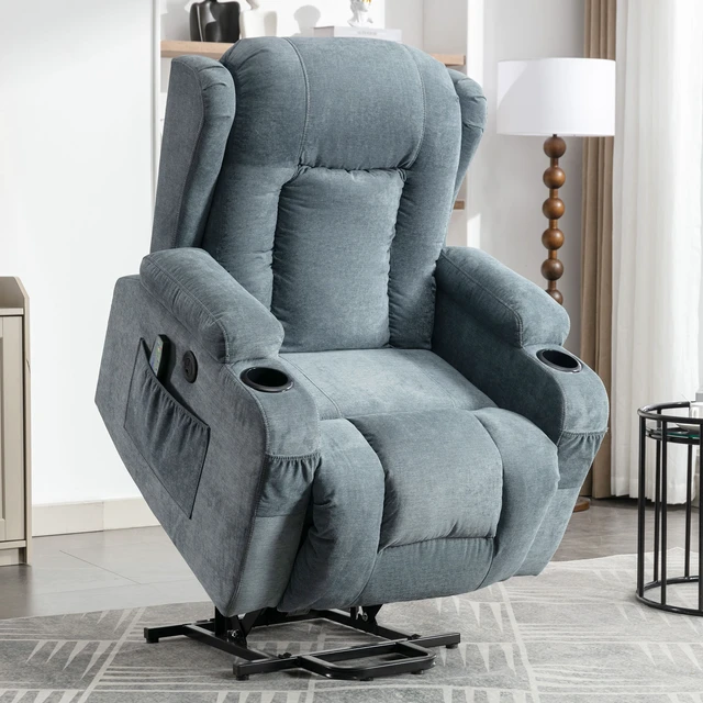 Alt view image 2 of 7 - Power Lift Recliner Chair Recliners for Elderly with Heat and Massage Chair for Living with Infinite Position and Side