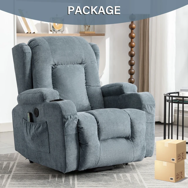 Alt view image 7 of 7 - Power Lift Recliner Chair Recliners for Elderly with Heat and Massage Chair for Living with Infinite Position and Side