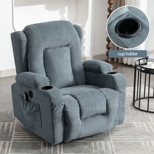 Alt view image 6 of 7 - Power Lift Recliner Chair Recliners for Elderly with Heat and Massage Chair for Living with Infinite Position and Side