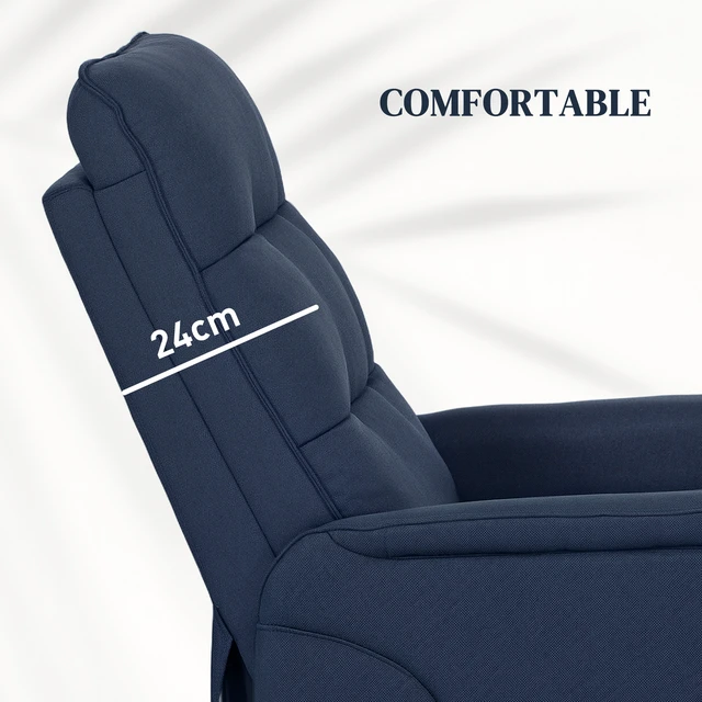 Alt view image 4 of 7 - Power Lift Recliner Chair for Elderly, Fabric Lift Chair Sofa with Remote Control Side Pockets Pocket Spring Tufted