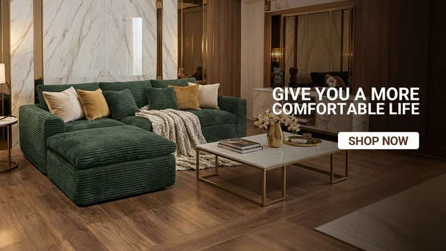 Alt view image 2 of 5 - 108 Inch High Resilience Sponge Sofa with Density, Double Layer Cloud Like Cushions Multiple Combination Options