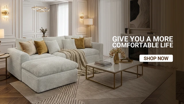 Alt view image 4 of 7 - 108 Inch High Resilience Sponge Sofa with Density, Double Layer Cloud Like Cushions Multiple Combination Options