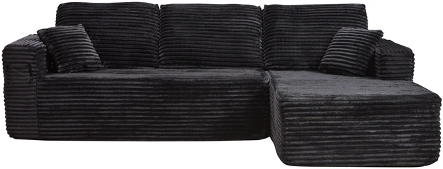 Alt view image 4 of 4 - 100.39 Inch Cloud Sectional Couch with Shape Chaise, Modular Sofa Wit Deep Seat Assembly Required Compressed Packaging