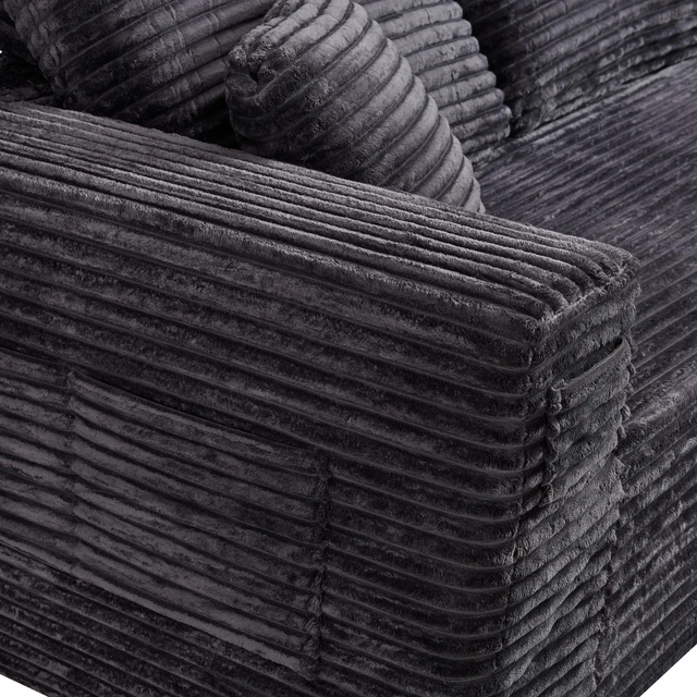 Alt view image 6 of 6 - 100.39 Inch Modular Sectional Sofa with Long Shape Chaise, Modular Sofa Wite Deep Seat Combination Assembly Required